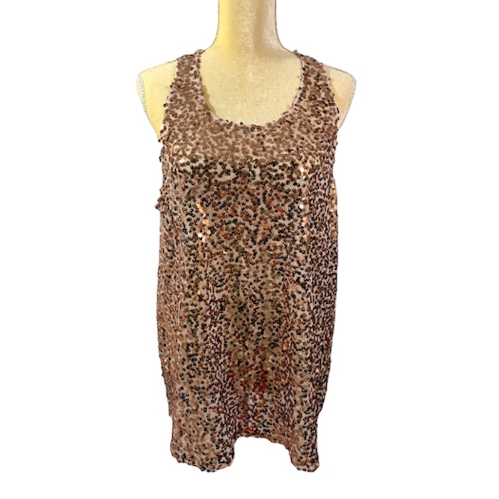 Free People Intimately Lace Sequined Strappy Top